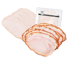 Gerookte kipfilet of roasted porc